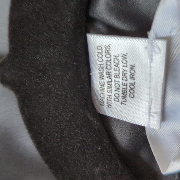 Natori Satin Black Button Up Pajama Top - Picture 12 of 12